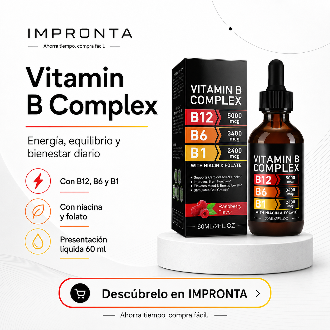 Vitamina B Complex — Energía y Bienestar | Impronta