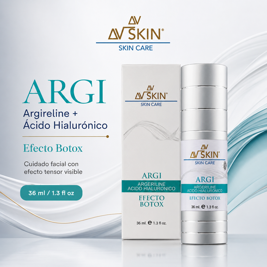 ARGI AV Skin – Argireline + Ácido Hialurónico | Efecto Tensor Facial