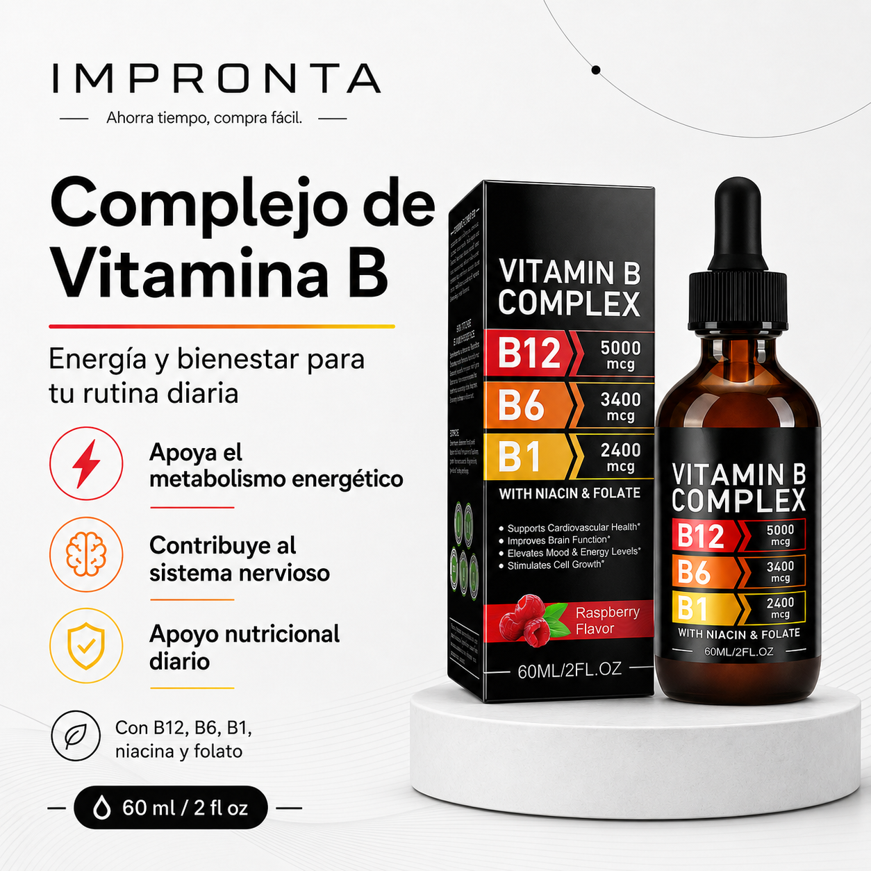 Vitamina B Complex — Energía y Bienestar | Impronta