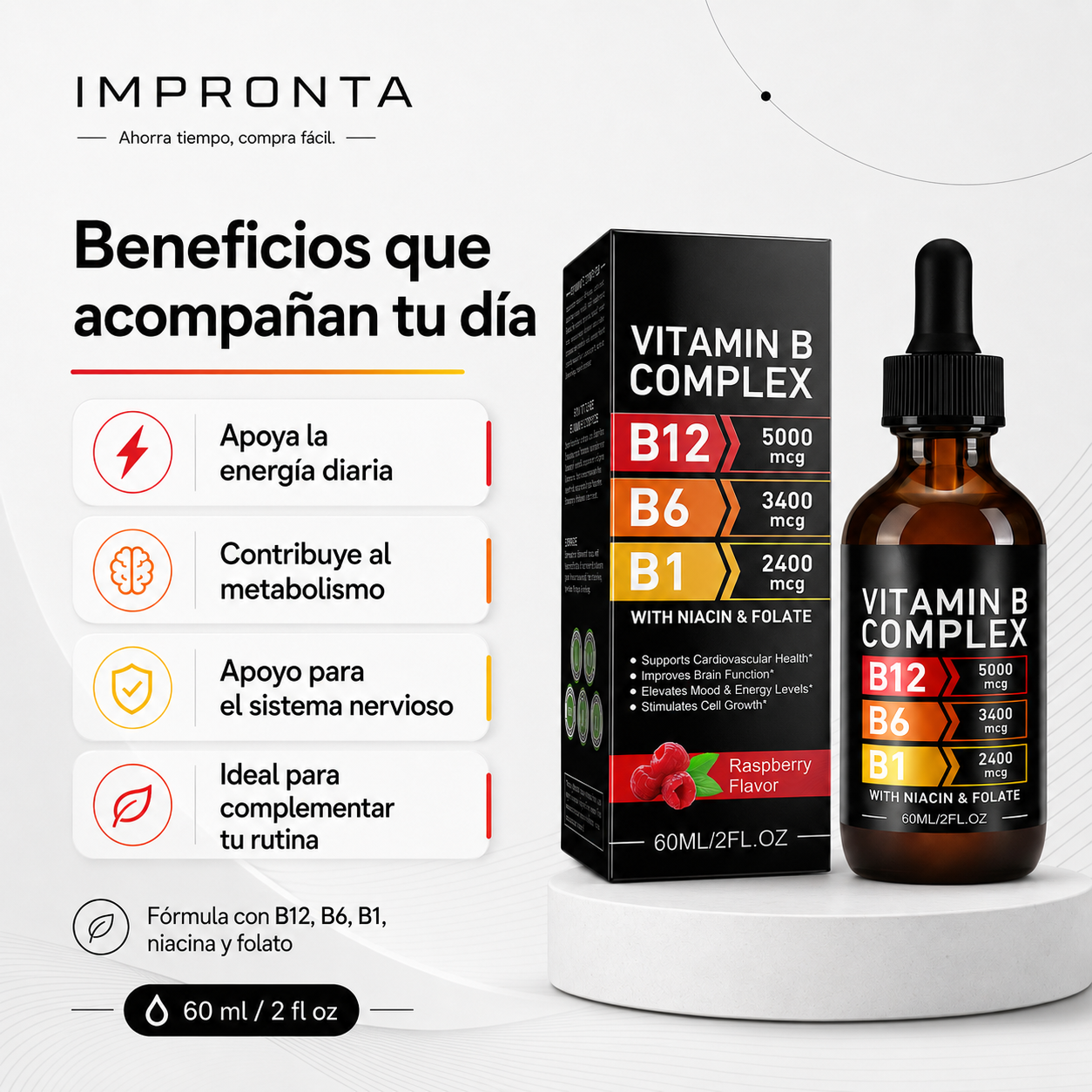 Vitamina B Complex — Energía y Bienestar | Impronta