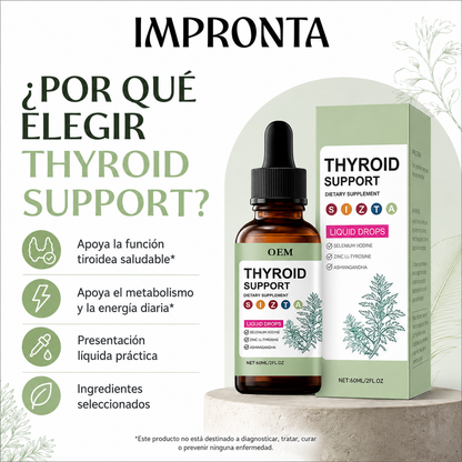 Suplemento Tiroideo en Gotas con Yodo, Selenio y Ashwagandha | Impronta