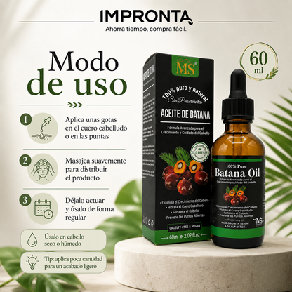 Aceite de Batana con Romero 60ml – Cuidado Capilar Nutritivo